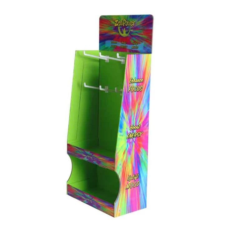 Cardboard Display Dump Bin With Header